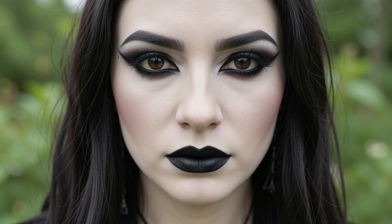 13 Edgy Aesthetic Goth Makeup Looks That Stand Out