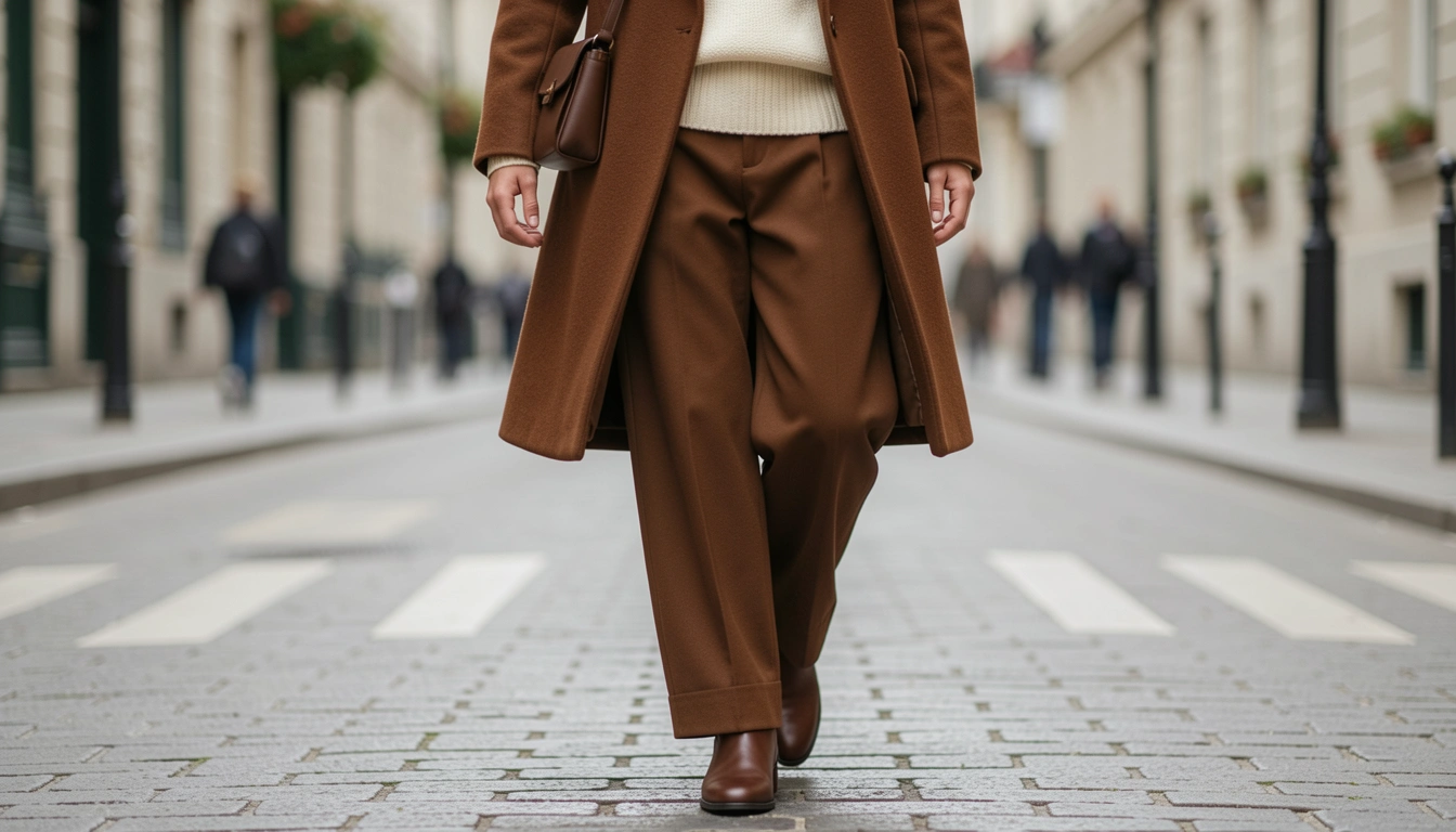 10 Rich Brown European Street Style Fits For Cool Outfits