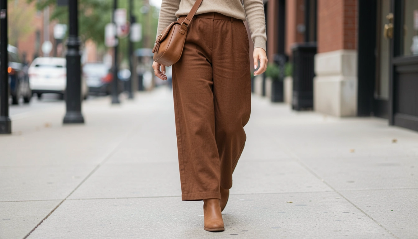 17 Rustic Brown Culottes Street Style For Everyday Chic
