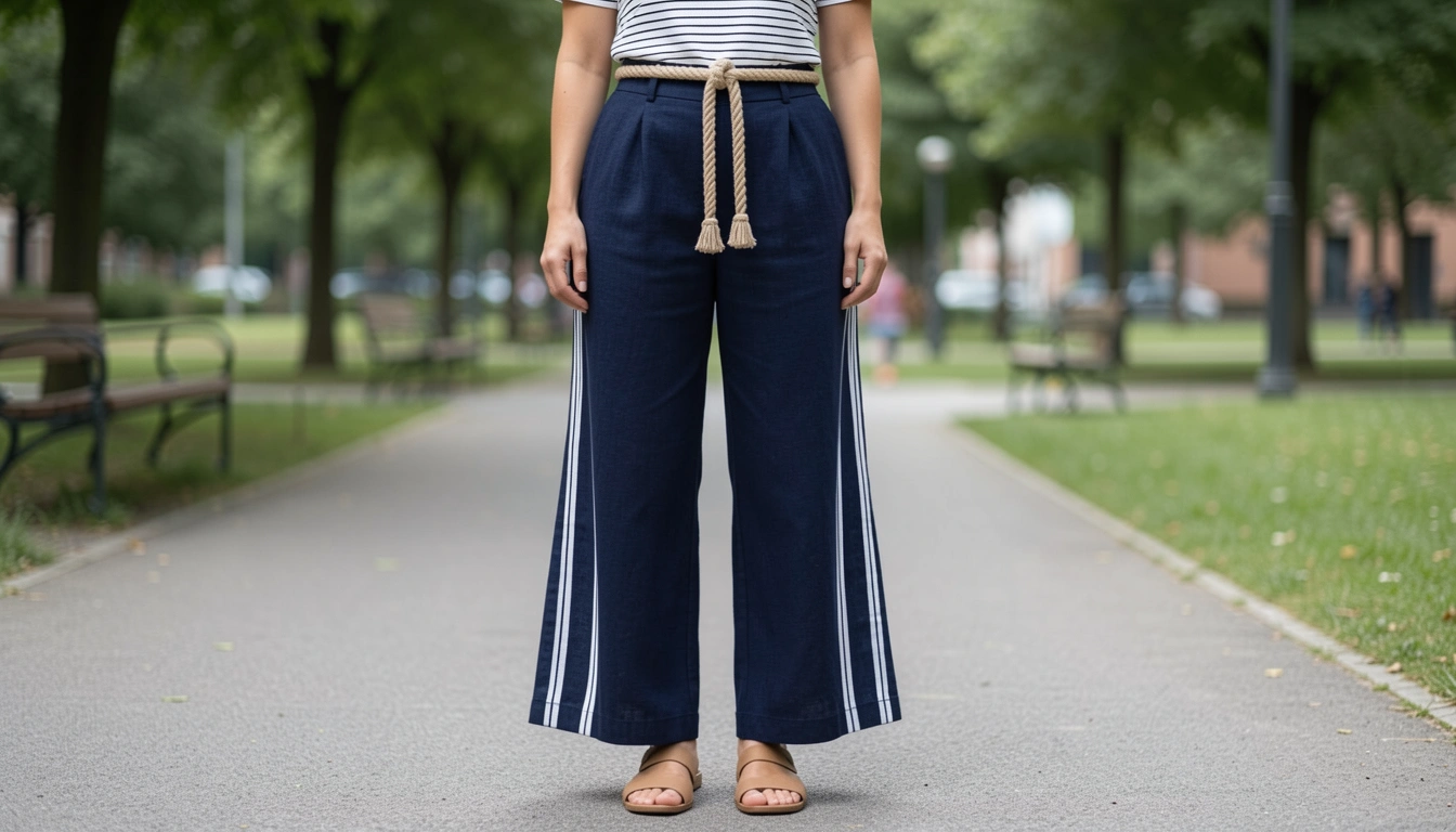 14 Nautical Navy Culottes Street Style Worth Saving