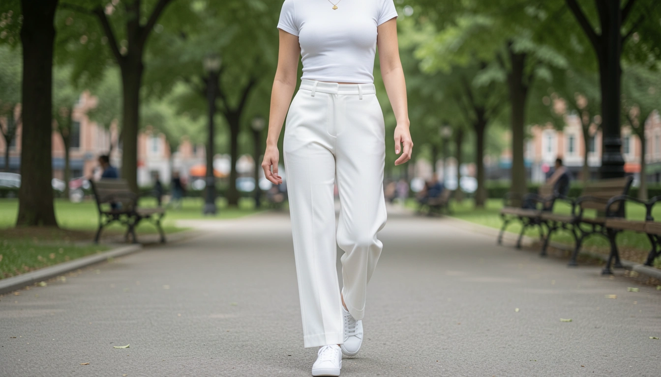 23 Fresh White Culottes Street Style For Clean Girl Looks