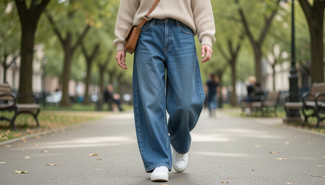 10 Oversized Culottes Jeans Street Style For Casual Days