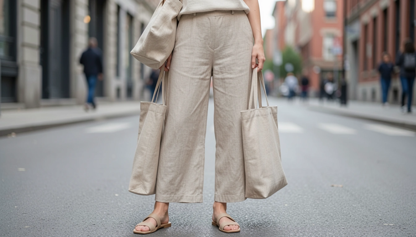 15 Airy Linen Culottes Street Style To Beat The Heat