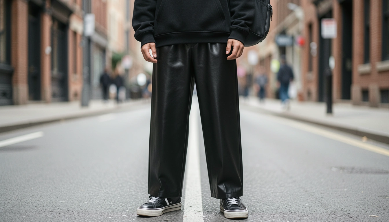 21 Bold Leather Culottes Street Style For Streetwear Fans