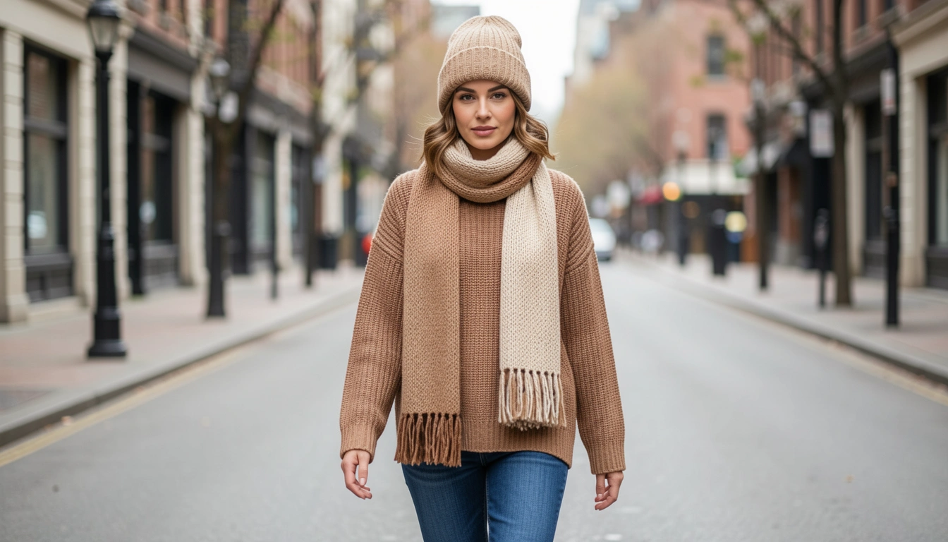 16 Warm Womens Beanie Street Style Outfits For Cozy Weather