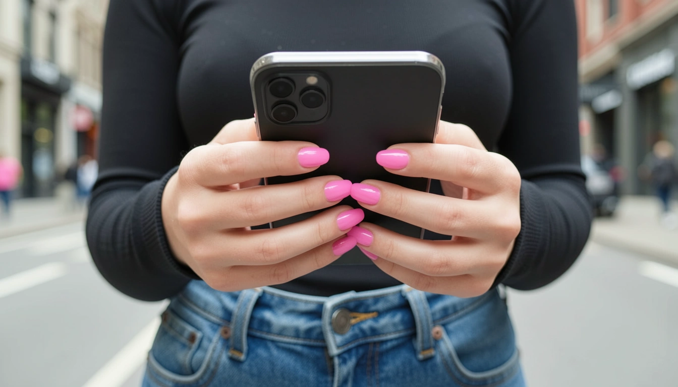 14 Bubblegum Street Style Pink Nails For Cute Aesthetics