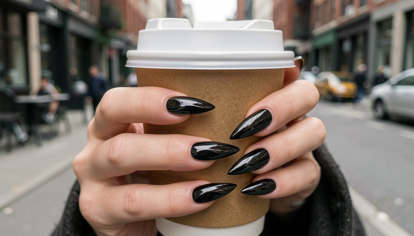 23 Sharp Long Almond Street Style Nails For Trendsetters