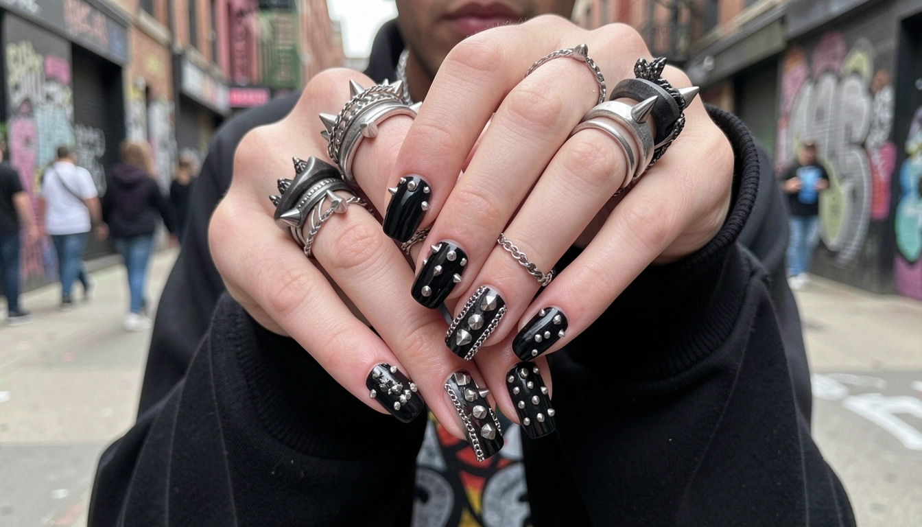 7 Punk Street Style Edgy Nails For Bold Fashionistas