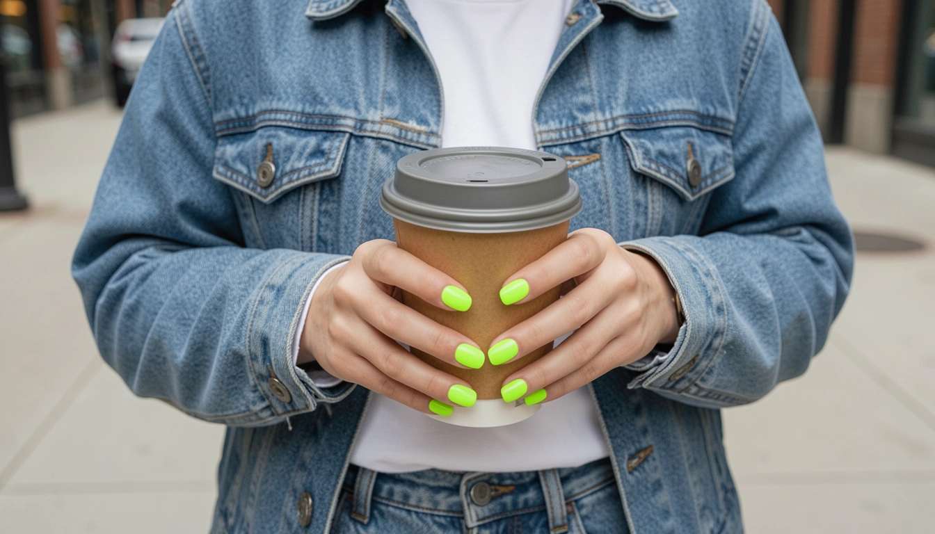 15 Neon Street Style Green Nails To Brighten Your Look